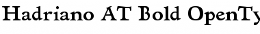 Download Hadriano AT Bold Font Download Hadriano AT Bold Font