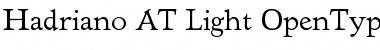 Download Hadriano AT Light Font Download Hadriano AT Light Font