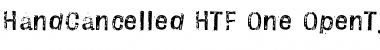Download HandCancelled Font Download HandCancelled Font