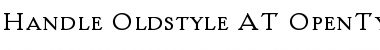 Download Handle Oldstyle AT Font Download Handle Oldstyle AT Font