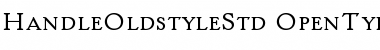 Download Handle Oldstyle Std Font Download Handle Oldstyle Std Font