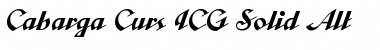 Download Cabarga Curs ICG Solid Alt Font Download Cabarga Curs ICG Solid Alt Font