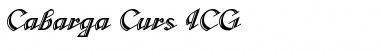 Download Cabarga Curs ICG Font Download Cabarga Curs ICG Font