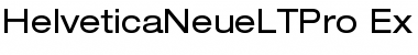 Helvetica Neue LT Pro 53 Extended Font