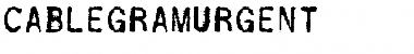 Download CablegramUrgent Font Download CablegramUrgent Font