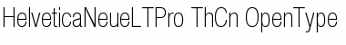 Helvetica Neue LT Pro 37 Thin Condensed Font