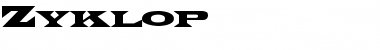 Download Zyklop Font Download Zyklop Font