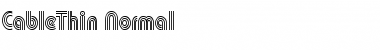 Download CableThin Font Download CableThin Font