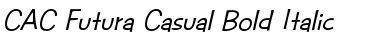Download CAC Futura Casual Bold Italic Font Download CAC Futura Casual Bold Italic Font