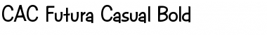 Download CAC Futura Casual Bold Font Download CAC Futura Casual Bold Font