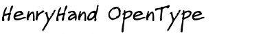 Download HenryHand Font Download HenryHand Font