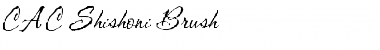 Download CAC Shishoni Brush Font Download CAC Shishoni Brush Font