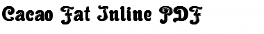 Download Cacao Fat Inline Font Download Cacao Fat Inline Font