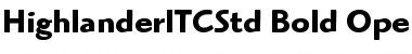 Download Highlander ITC Std Font Download Highlander ITC Std Font