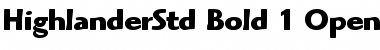 Download ITC Highlander Std Font Download ITC Highlander Std Font