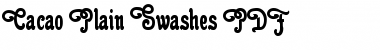 Download Cacao Plain Swashes Font Download Cacao Plain Swashes Font
