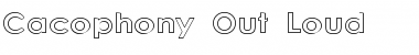 Download Cacophony Out Loud Font Download Cacophony Out Loud Font
