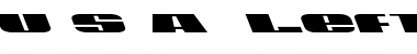 Download U.S.A. Left Font Download U.S.A. Left Font