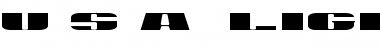 Download U.S.A. Light Font Download U.S.A. Light Font