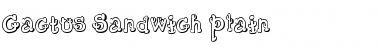 Download Cactus Sandwich Plain Font Download Cactus Sandwich Plain Font