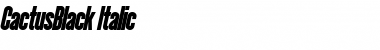 Download CactusBlack Font Download CactusBlack Font