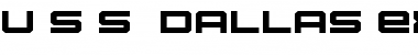 Download U.S.S. Dallas Expanded Font Download U.S.S. Dallas Expanded Font