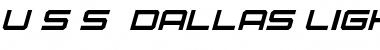Download U.S.S. Dallas Light Italic Font Download U.S.S. Dallas Light Italic Font