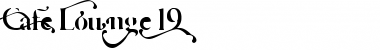 Download Cafe Lounge 19 Font Download Cafe Lounge 19 Font