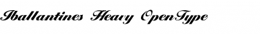 Download Iballantines-Heavy Font Download Iballantines-Heavy Font