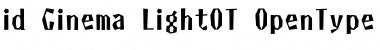 Download id-Cinema-LightOT Font Download id-Cinema-LightOT Font
