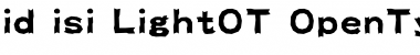 Download id-isi-LightOT Font Download id-isi-LightOT Font