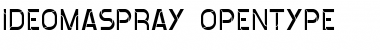 Download ideoma SPRAY Font Download ideoma SPRAY Font