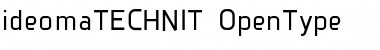 Download ideoma TECHNIT Font Download ideoma TECHNIT Font