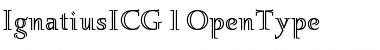 Download IgnatiusICG Font Download IgnatiusICG Font