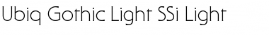 Download Ubiq Gothic Light SSi Font Download Ubiq Gothic Light SSi Font