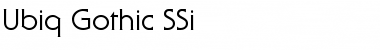 Download Ubiq Gothic SSi Font Download Ubiq Gothic SSi Font