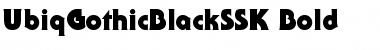 Download UbiqGothicBlackSSK Font Download UbiqGothicBlackSSK Font