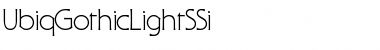 Download UbiqGothicLightSSi Font Download UbiqGothicLightSSi Font
