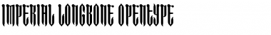 Download Imperial-LongBone Font Download Imperial-LongBone Font