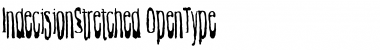Download IndecisionStretched Font Download IndecisionStretched Font