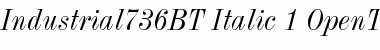 Download Industrial 736 Font Download Industrial 736 Font