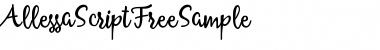Download Allessa Script Free Sample Font Download Allessa Script Free Sample Font