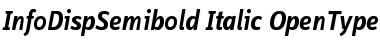 Download InfoDispSemibold Font Download InfoDispSemibold Font