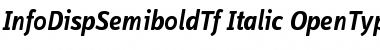 Download InfoDispSemiboldTf Font Download InfoDispSemiboldTf Font