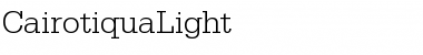 Download CairotiquaLight Font Download CairotiquaLight Font