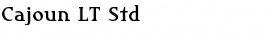 Download Cajoun LT Std Font Download Cajoun LT Std Font