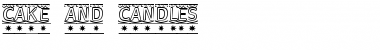 Download Cake and Candles Font Download Cake and Candles Font