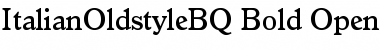 Download Italian Old Style BQ Font Download Italian Old Style BQ Font