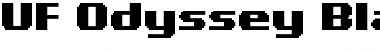 Download UF Odyssey Black Font Download UF Odyssey Black Font