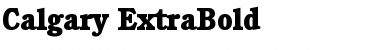 Download Calgary-ExtraBold Font Download Calgary-ExtraBold Font